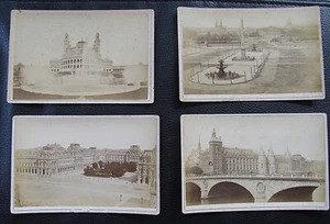 Journot Paris 4 X Carte Di Visite Foto Vintage Albumina - Bild 1 von 10