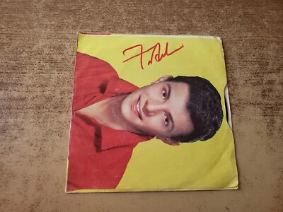 HAND SIGNED 1960 MINT-EXC Frankie Avalon Don't Throw Away All Those Teardrops 45 Foto 1 de 2