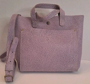 PORTLAND LEDERWAREN LAVENDEL/FLIEDER KIESEL EINHORN MINI CROSSBODY TASCHE HANDTASCHE - Bild 1 von 16