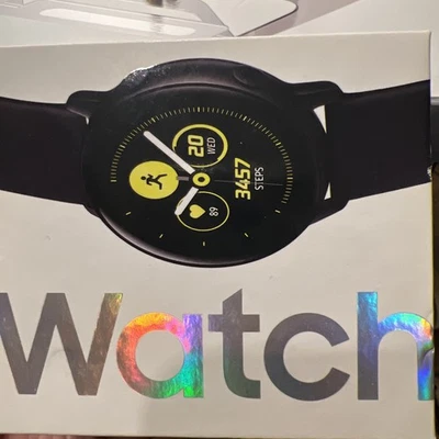 Samsung Galaxy Watch Active 40mm - Black (SM-R500NZKAXAR) - Image 1 of 4
