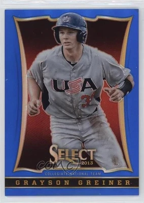 2013 Panini USA Baseball Box Set Select Blue Prizm Preview /199 Grayson Greiner - Image 1 of 2