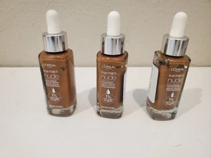 Lot of 3 L'Oreal True Match Hyaluronic Tinted Serum Foundation 8.5-9.5 Med Deep - Picture 1 of 3