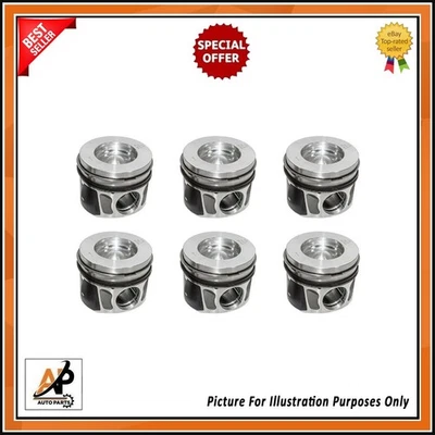 FOR LAND ROVER JAGUAR 2.7 DIESEL 276DT AJTDV6 OVERSIZED PISTON X6 -0.50 - Image 1 of 4