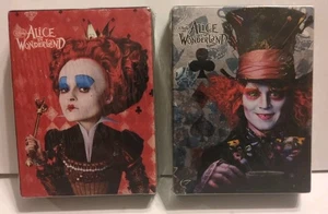 Rare 2 Decks Alice In Wonderland 2010 Playing Cards Red Queen & Mad Hatter Depp - Picture 1 of 7