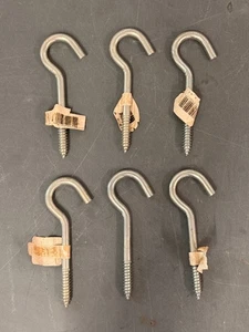 (6) National Hardware 5" BC3004 #0 2C Ceiling Hooks - Picture 1 of 5