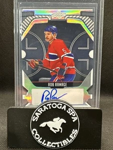 2025-26 LEAF METAL HOCKEY AUTOGRAPH ROB RAMAGE PLATINUM BLUE AUTO /3 CANADIENS - Picture 1 of 6