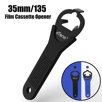 ETONE Black/Blue 135 35mm Film Cassette Cartridges Opener for Darkroom Processing Tool