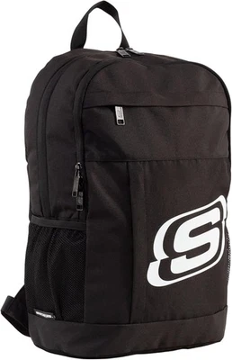 Mochila de Viaje Skechers 365 Central, Mochila Escolar Multiusos, Negra/Blanca Foto 1 de 4