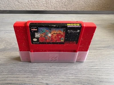 Doom (Super Nintendo SNES, 1995) Tested Working - Image 1 of 4