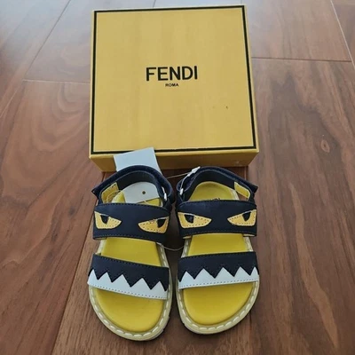 Sandalias de bebé Fendi Monster 20 12,5 cm con caja sin usar S1 Foto 1 de 4