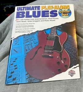 Ultimate Play-Along Guitar Trax: Blues & Jazz- Rock Solos For Guitar - No CDs - Picture 1 of 5