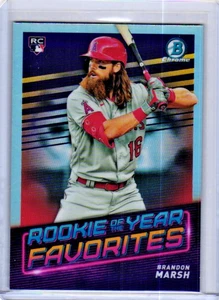 2022 Bowman Chrome Rookie of the Year Favorites #ROYF3 Brandon Marsh - Picture 1 of 2