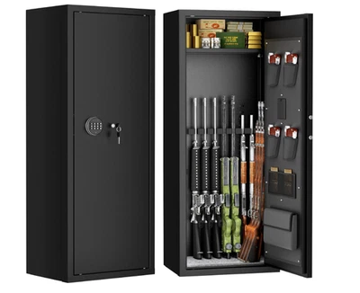 Caja fuerte para armas 12-15 para rifles, caja fuerte para armas ignífugas para rifles y pistolas Foto 1 de 4