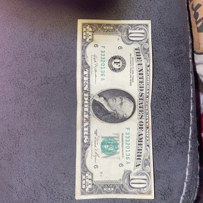 Ten Dollar 1981VINTAGE Bank Note - Image 1 of 4