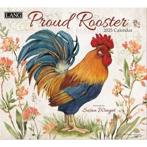 , Proud Rooster by Susan Winget 2025 Wall Calendar - Picture 1 of 1