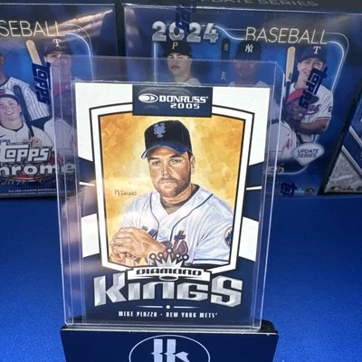 2005 Donruss - Diamond Kings Mike Piazza #15 - Image 1 of 2
