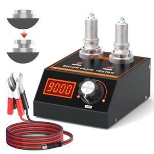 Car Spark Plug Tester Ignition Analyzer Dual Holes 500~9000rpm Height Adjustable - Picture 1 of 8