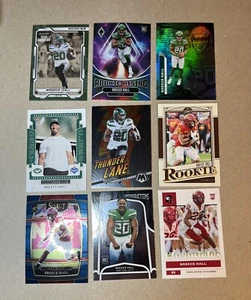 Breece Hall 9 Card Lot 8 Rookies Great Lot - Picture 1 of 10