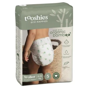 Tooshies Eco Nappies with Organic Bamboo Size 5 Walker 13-18kg, 32 pack - Picture 1 of 1