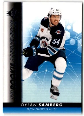 Dylan Samberg 2022-23 SP Authentics Blue Rookie #131 Winnipeg Jets - Image 1 of 2
