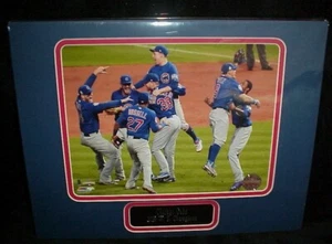 Chicago Cubs 2016 Champs Matted Photo & Name Plate 11x14 Ready for Framing B/129 - Picture 1 of 4