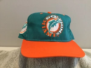 Miami Dolphins  NFL Football Team #1 Apparel, Tie Back Cap #1 Made In The USA. - Picture 1 of 4