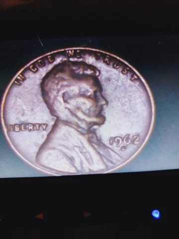 Very Rare RED 1962 D LINCOLN PENNY,ERROR IN WORD LIBERTY "L" IS ON RIM Cover