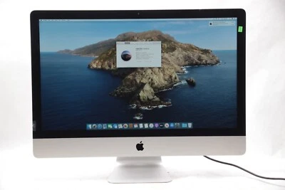 Apple 27" 2013 iMac GT 755M i5-4570 3.40GHz 8gb RAM 250gb SSD GT 755m CRACK 711 - Image 1 of 4