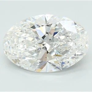 2.00 CT Oval Lab Grown Diamond Ring | IGI Certified Jewelry Gift for Her - Picture 1 of 1