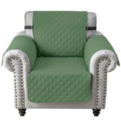 1/2/3Seater Recliner Chair Covers Couch Slipcover Armchair Lounge Sofa Protector - Image 1 of 4
