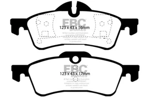 EBC Yellowstuff Rear Brake Pads for BMW Mini Cabrio (R52) 1.6 Cooper (2004 > 08) - Picture 1 of 1