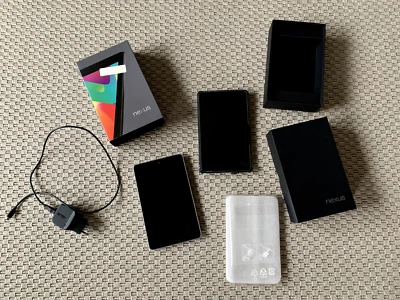 Asus Google Nexus 7 Modell: 2012 Tablet-PC schwarz, 7 Zoll, 32 GB, Wifi 1 GB RAM - Bild 1 von 4