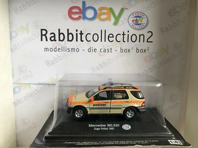 DIE CAST " MERCEDES ML320 ZUGER POLIZEI 2002 (CH) " POLIZIA DEL MONDO SCALA 1/43 - Immagine 1 di 2
