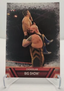 2017 Topps WWE Then Now Forever Finishers & Signatures Moves #F-16 Big Show  - Picture 1 of 2