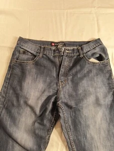 Mens SOUTHPOLE Jeans Dark Denim Baggy Skater RN82628 Sz 38×32 Grunge Y2K Vintage - Picture 1 of 16