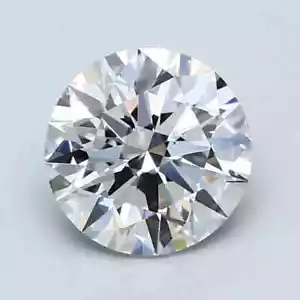 2.20 Ct Round Cut IGI Certified Lab Grown CVD Diamond F Color VS2 Clarity STONE - Picture 1 of 11