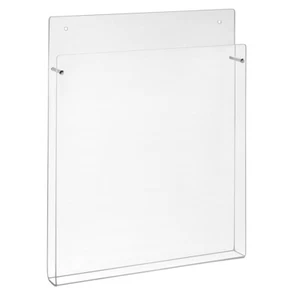 DIN A4 Wandprospekthalter aus Acrylglas mit kleiner Fülltiefe (23mm) - Zeigis® - Bild 1 von 4