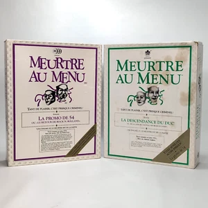 Meurtre Au Menu + La Descendance Du Duc – Bundle Vintage Jeu de Société - Picture 1 of 12