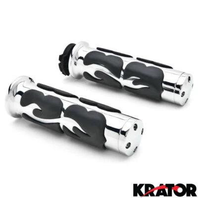 Empuñaduras de motocicleta de 1" para Harley Davidson Dyna Glide Wide Glide FXDWG FXWG Foto 1 de 4