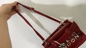London Radley Hello London Red preowned not mark - Picture 1 of 5
