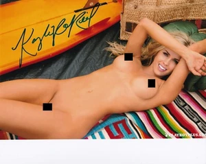 KAYLA RAE REID AUTO'D SIGNED PLAYBOY PLAYMATE 8X10 PHOTO JULY 2015 LOCHTE G - Picture 1 of 1