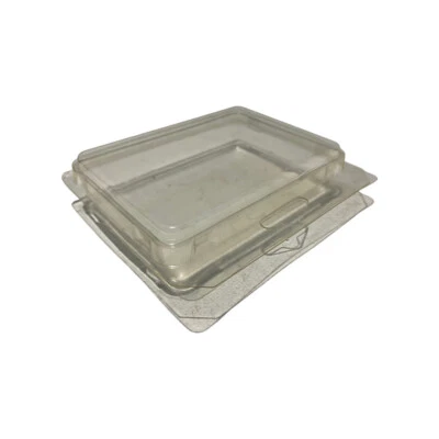 KIT 4 PEZZI CONTENITORE APRIBILE TRASPARENTE PVC PLASTICA ELETTRONICA O ALTRO - Immagine 1 di 4