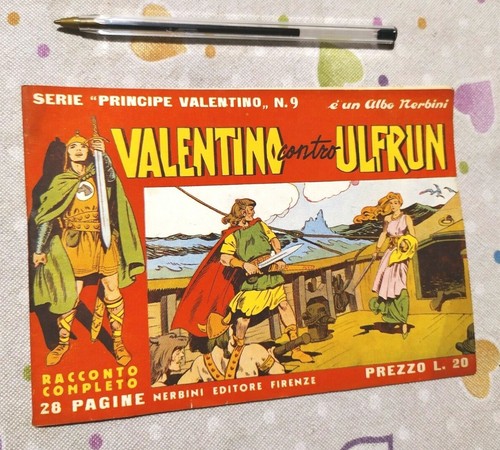 COLLANA SMERALDO SERIE PRINCIPE VALENTINO # 10 EDITORE NERBINI 1948 ORIGINALE