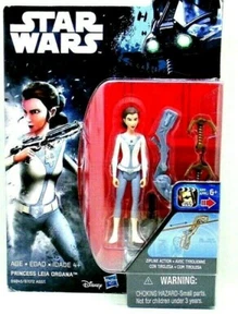 STAR WARS, PRINCESS LEIA ORGANA, REBELS WITH ACCESSORIES, HASBRO, NEW - Picture 1 of 11