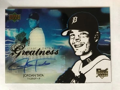 Jordan Tata 2006 UD Future Stars Clear Path To Greatness Signature RC #92 - Image 1 of 2