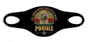 Chien caniche Cool Lavable Respirer Masques De Protection Pet Man Meilleur Ami - Picture 1 of 1
