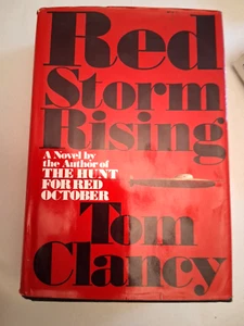 Red Storm Rising, Tom Clancy 1986 HCDJ 1st edition VERY GOOD - Imagen 1 de 9