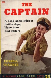 The Captain by Russell Thacher Vintage Military Navy Pulp Paperback 1952 1st VG - Picture 1 of 1