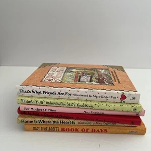 Lot of 6 Vtg Books ~Mary Engelbreit-MOTHER, BOOK DAYS, THANK YOU, FRIENDS, GIFTS - Picture 1 of 24