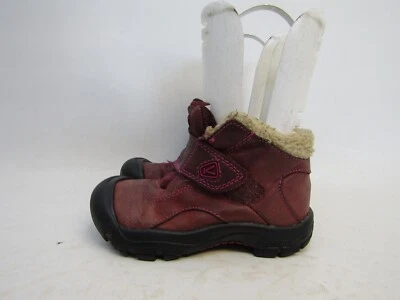 Botas activas informales Keen Little Kids jóvenes talla 12 D con correa de cuero púrpura Foto 1 de 4